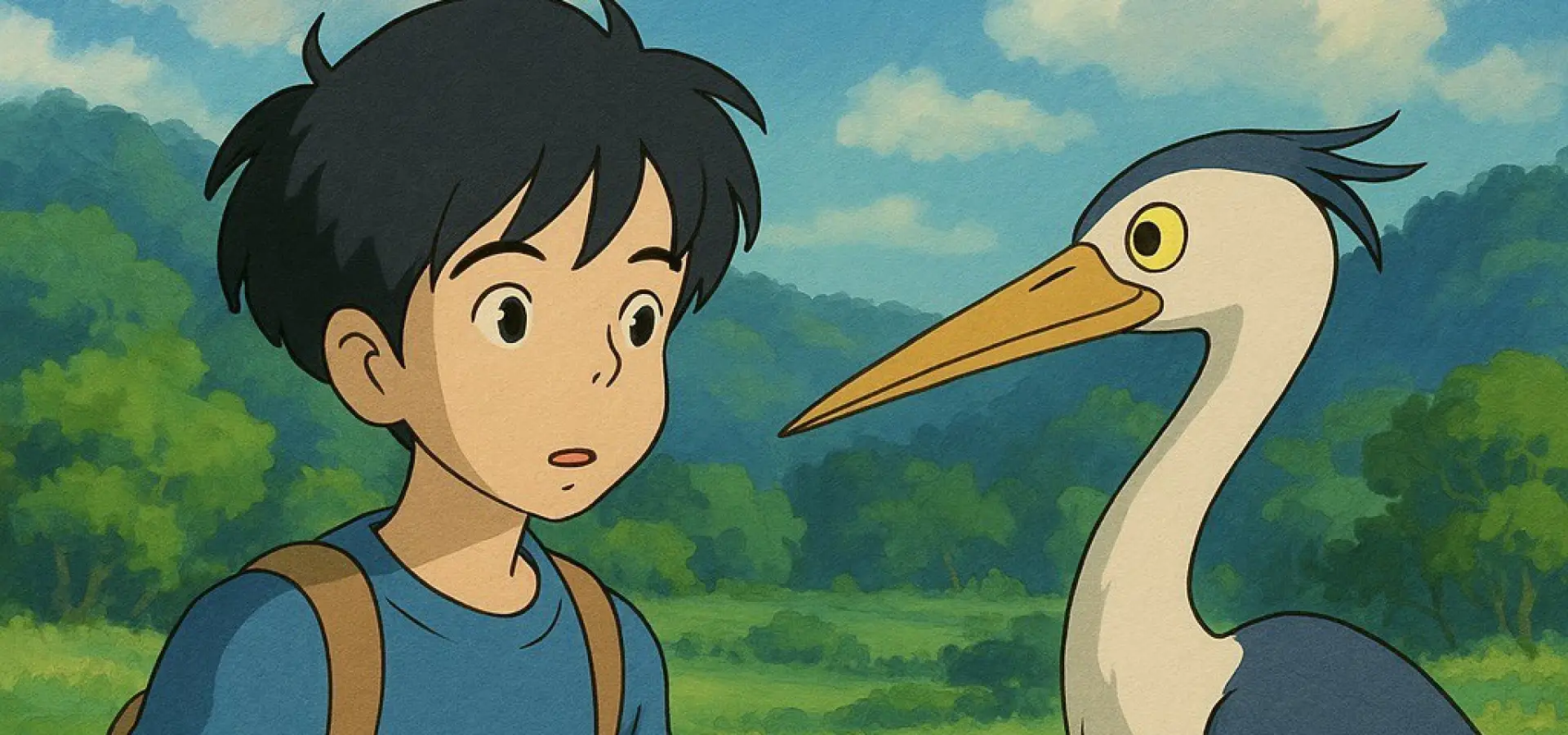 Ghibli classics: The Boy and The Heron by candlelight photo