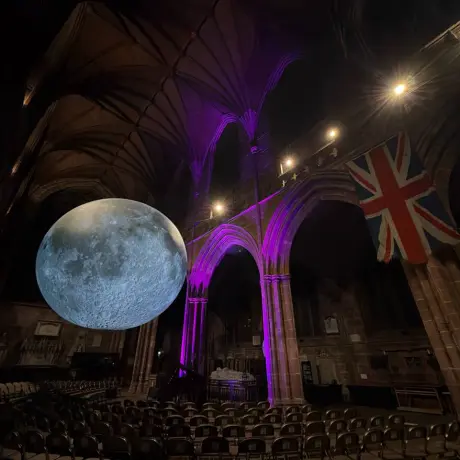 WHEN THE MOON MOVED IN: TIM BURTON&rsquo;S UNIVERSE LIT UP CHESTER CATHEDRAL