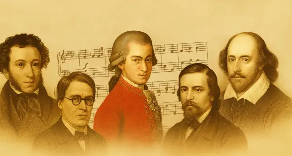 Poetry & Music: Bach, Mozart, Schumann and the Words of Pushkin, Yeats & Shakespeare