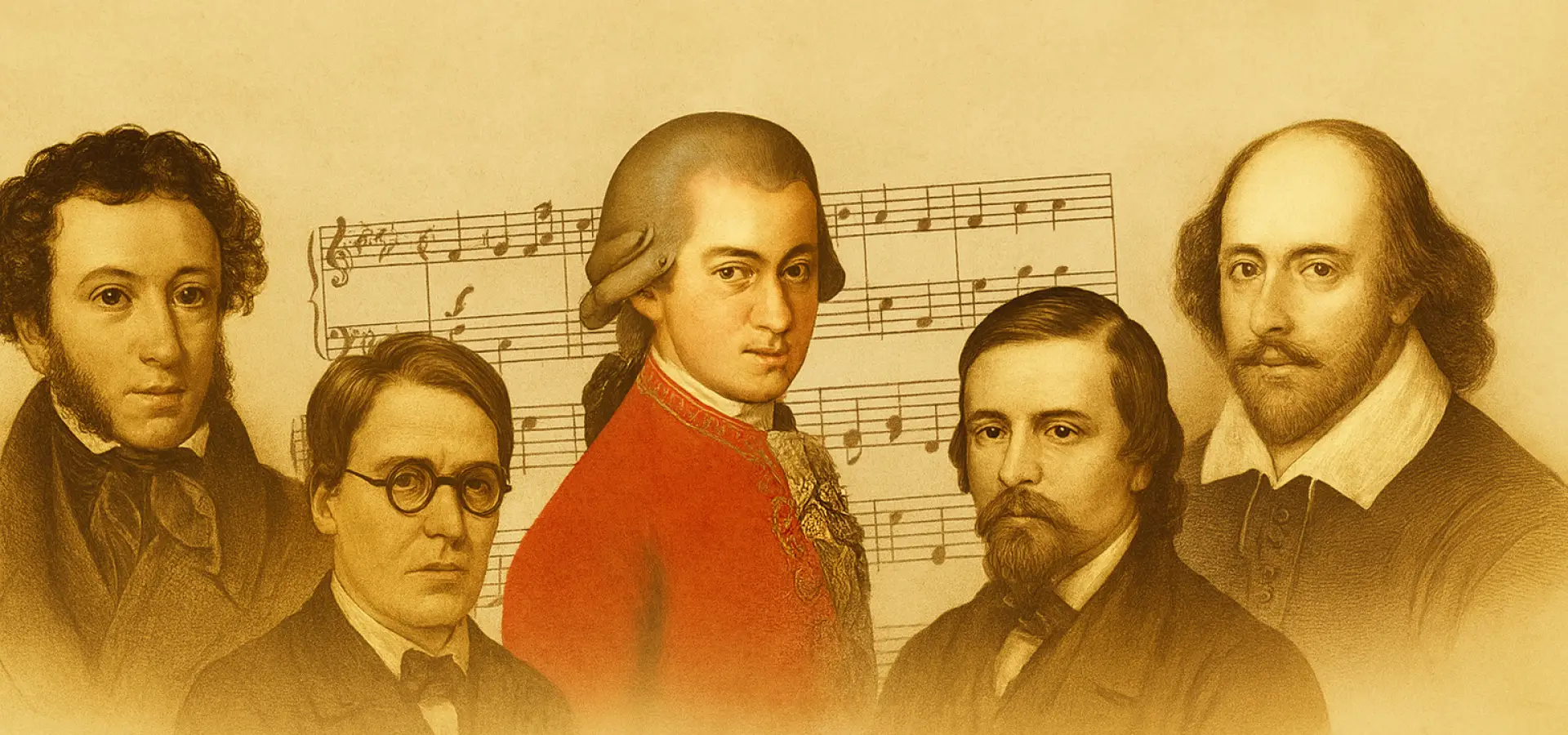 Poetry & Music: Bach, Mozart, Schumann and the Words of Pushkin, Yeats & Shakespeare photo